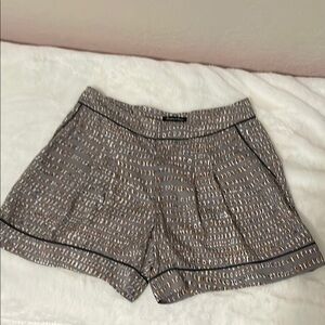 Madewell High Waist Gray Patterned Shorts